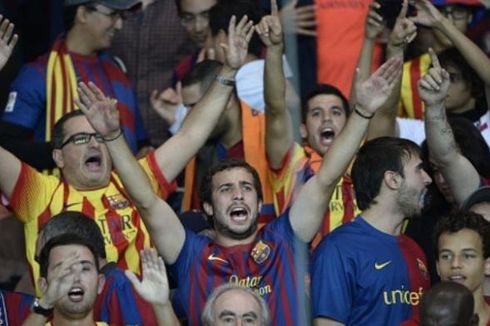 VIDEO - Rangkaian Teror Fans Barcelona untuk PSG: Diwarnai Teriakan Maling