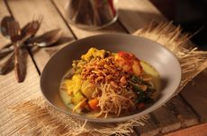 Resep Lontong Sayur Bumbu Taoco, Sajikan dengan Telur Petis