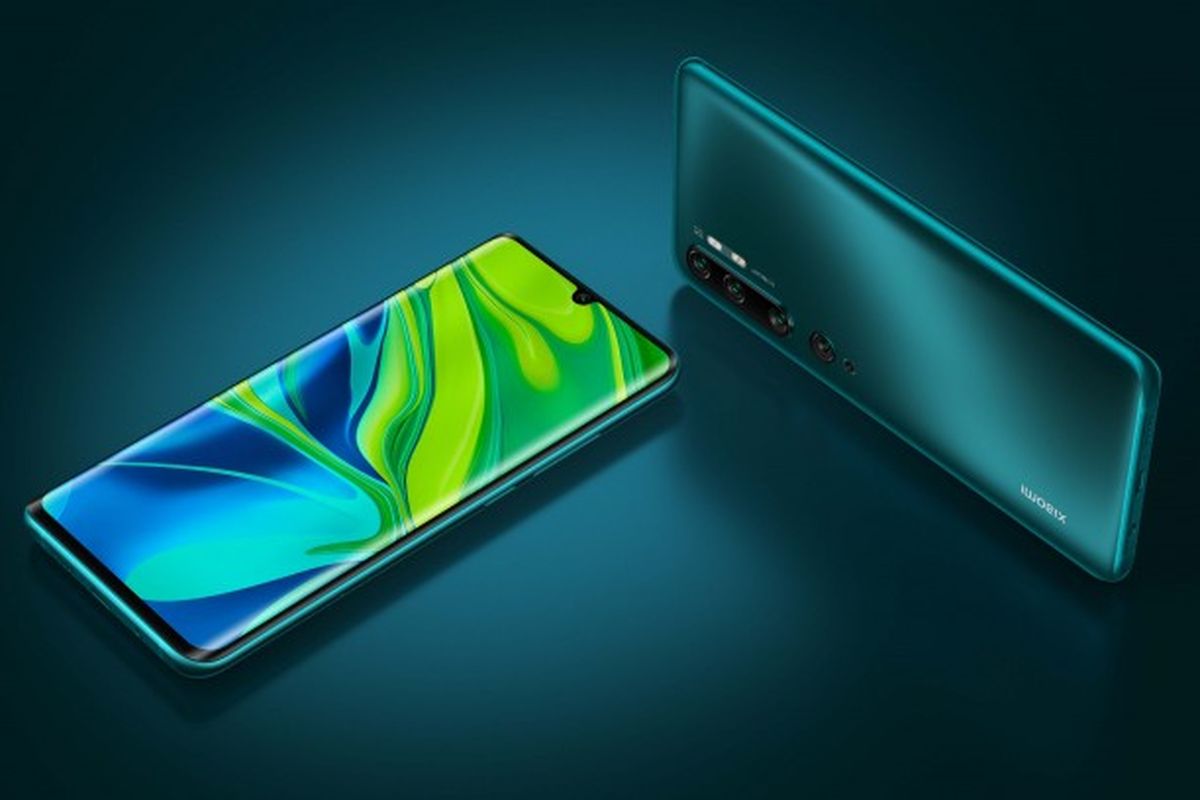 Tampilan Xiaomi Mi Note 10