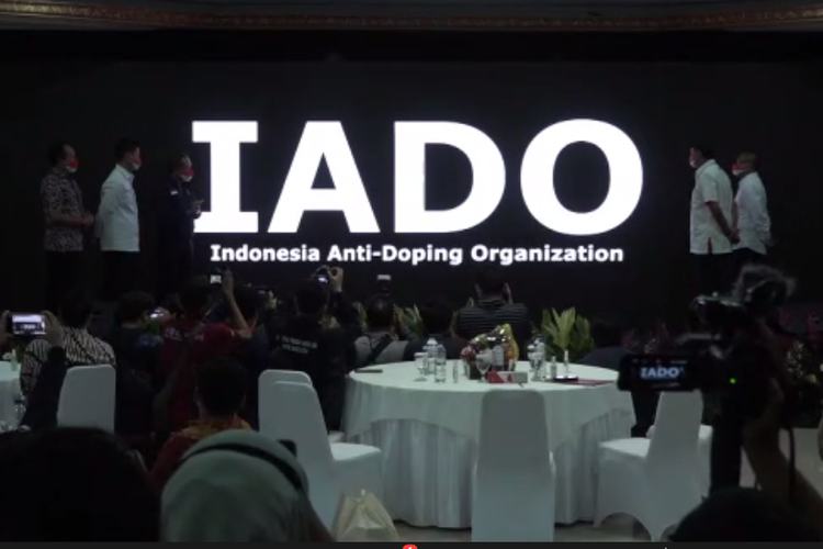 Peresmian IADO alias Indonesia Anti-Doping Organization, nama baru Lembaga Anti-Doping Indonesia (LADI).