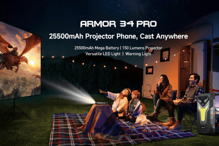 Ulefone Armor 34 Pro dibekali dengan fitur proyektor autofokus bawaaan yang tertanam langsung di bodi perangkat. Dengan fitur tersebut, Armor 34 Pro dapat dialihfungsikan sebagai perangkat proyektor untuk menampilkan film, presentasi, atau kebutuhan visual lain. 