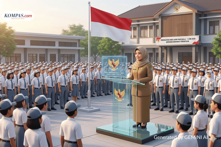15 Contoh Amanat Hari Lahir Pancasila 2026 untuk Upacara, Durasi 6 Menit