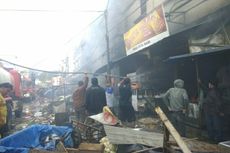 Kebakaran Hebat di Pasar Tradisional Berastagi, 535 Kios Ludes Terbakar