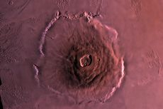 Mengenal Olympus Mons, Gunung Berapi Mars yang Terbesar di Tata Surya