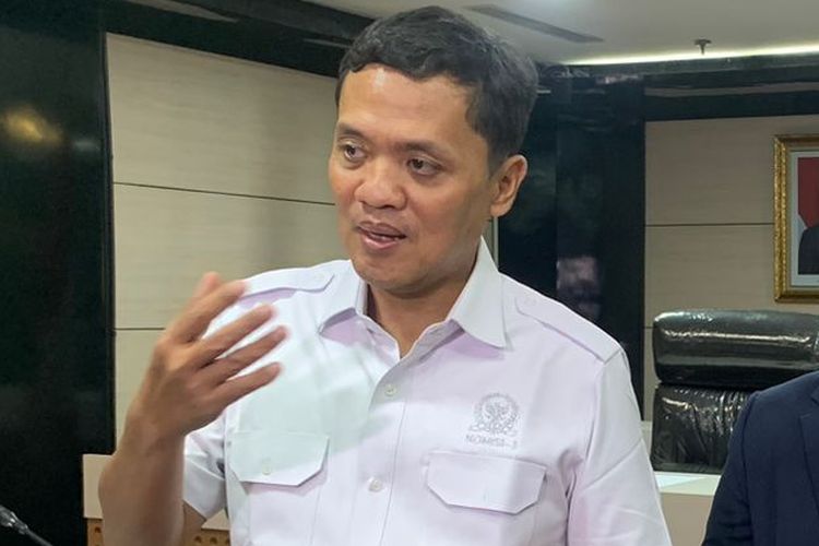 Wakil Ketua MKD DPR RI, Habiburokhman menerima laporan dugaan pelecehan seksual verbal yang diduga dilakukan Ketua Komisi VII DPR RI Sugeng Suparwoto di Gedung DPR RI, Senayan, Jakarta, Jumat (9/6/2023).