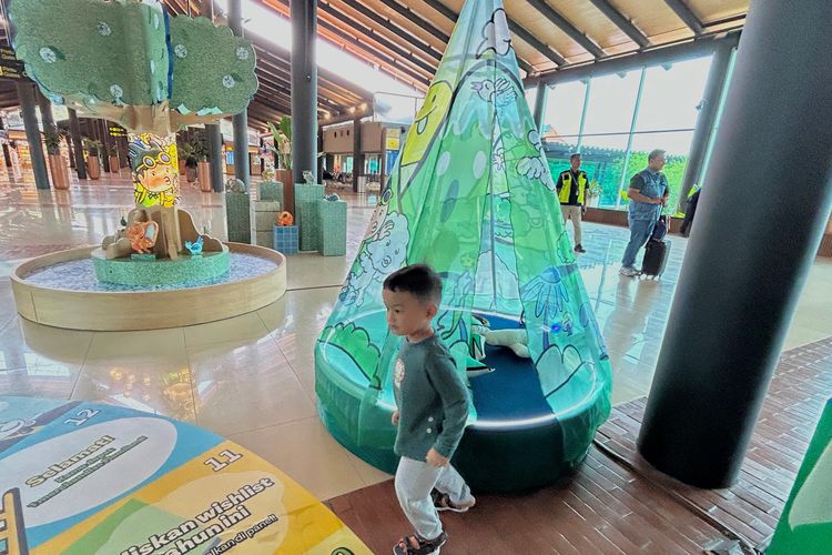 Ada Instalasi Anak di Terminal 1C Bandara Soetta, Bisa Main Ular Tangga dan Mewarnai