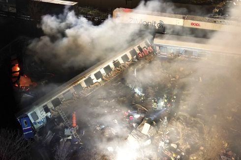 Kecelakaan Kereta Yunani: 57 Orang Tewas, Kepala Stasiun Ditangkap, Menteri Perhubungan Mundur