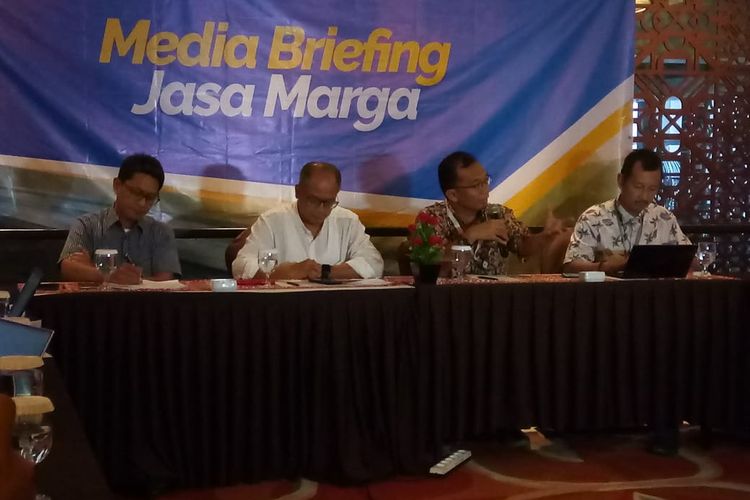 Media briefing Jasa Marga, Jumat (7/2/2020).