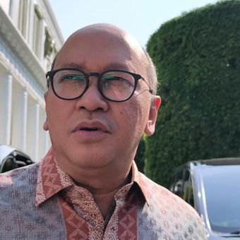 CEO Danantara, Rosan Roeslani di Kompleks Istana, Jakarta, Kamis (21/5/2026).