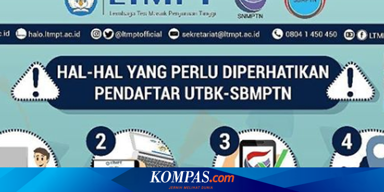 Ltmpt 8 Hal Ini Perlu Diperhatikan Pendaftar Utbk Sbmptn 2020