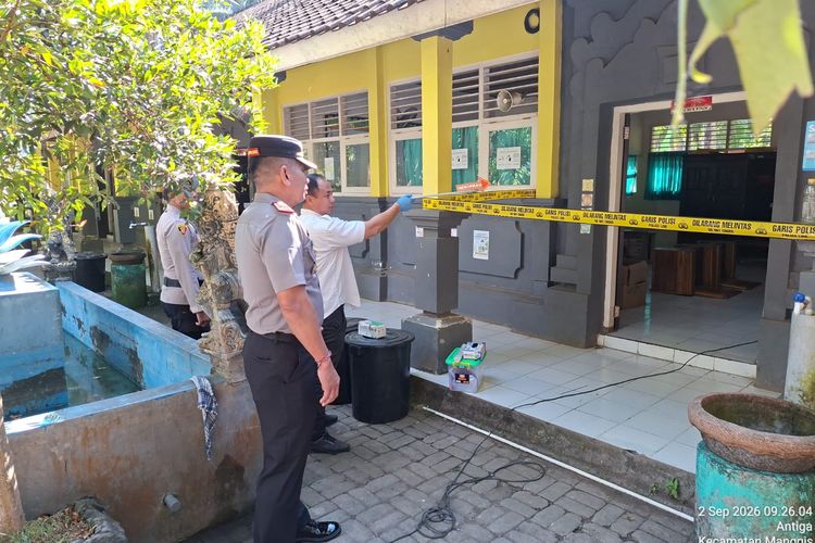 8 Laptop dan Fasilitas SD Negeri 3 Antiga Kelod Diduga Dirusak OTK, Motif Masih Misteri