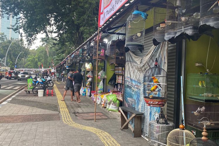 Pasar Barito lama yang akan diubah jadi Taman Bendera Pusaka. 