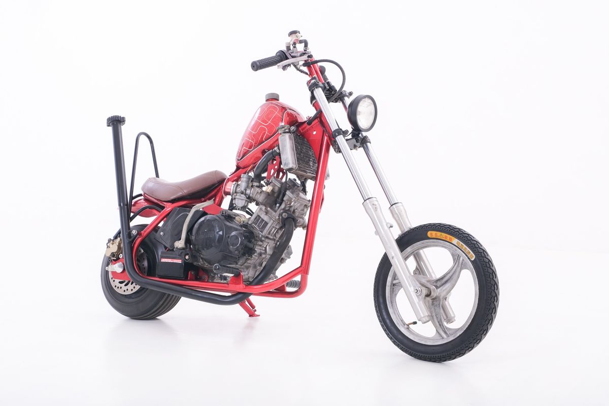 Motor custom Yamaha Jupiter MX bergaya mini chopper garapan Wbike Custom Garage