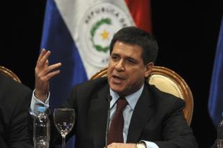 Presiden Paraguay, Horacio Cartes.