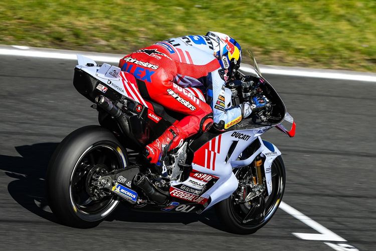 Alex Marquez saat berlaga pada MotoGP Perancis 2024