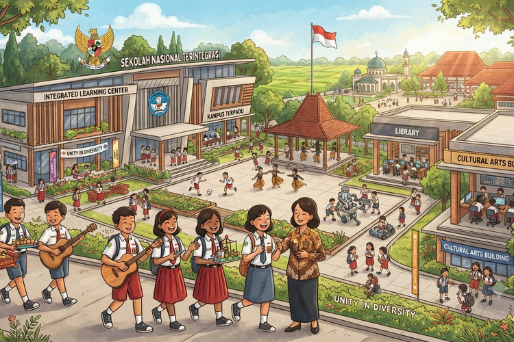 Mendikdasmen Optimistis Pembangunan 500 Sekolah Nasional Terintegrasi Dapat Tercapai