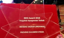 Sulawesi Utara Sabet BKN Award 2018