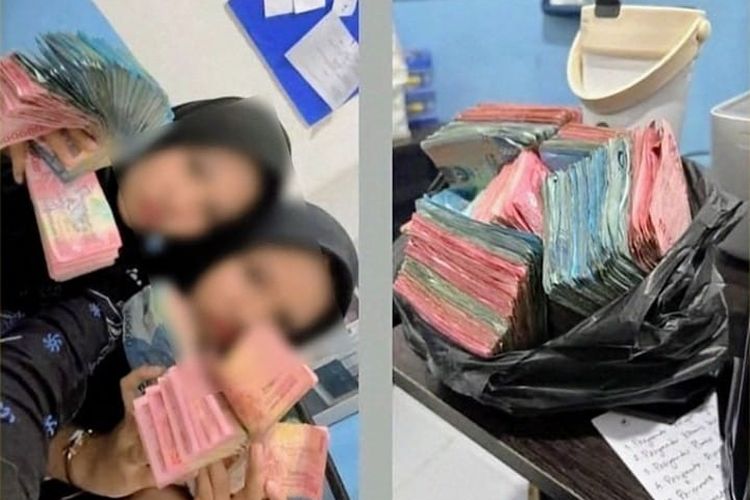Foto Tumpukan Uang Diduga Milik Kepala SPPG di Pesisir Barat, KPPG Lampung Buka Suara