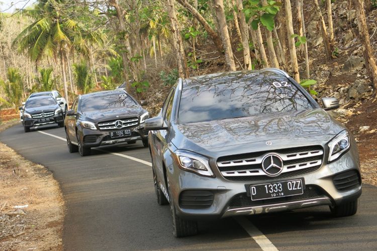 Tes drive Mercedes-Benz GLA 200 AMG Line Yogyakarta