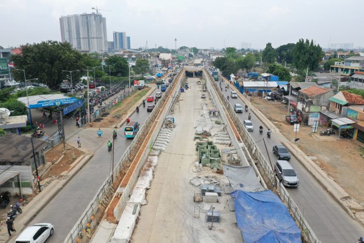 Underpass Bulak Kapal Bekasi diperkirakan selesai akhir tahun 2021
