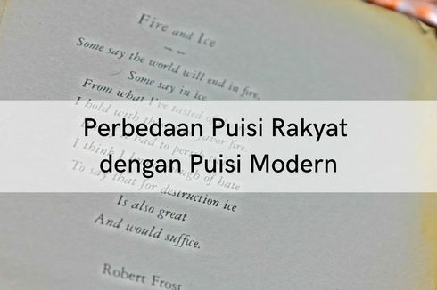 Perbedaan Puisi Rakyat dengan Puisi Modern