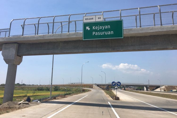 Kondisi terkini Tol Gempol-Pasuruan.