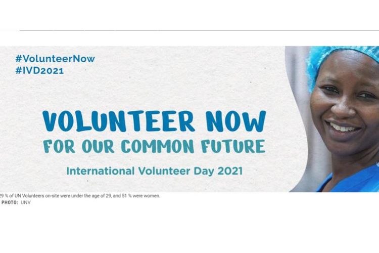 Peringatan Hari Relawan Internasional 2021.