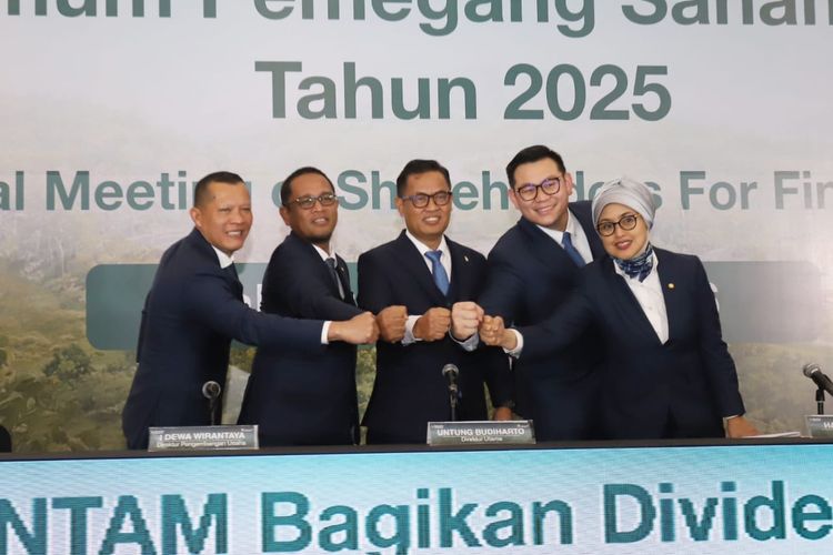RUPST Antam (ANTM) Setujui Dividen Rp 5,04 Triliun dari Laba 2025