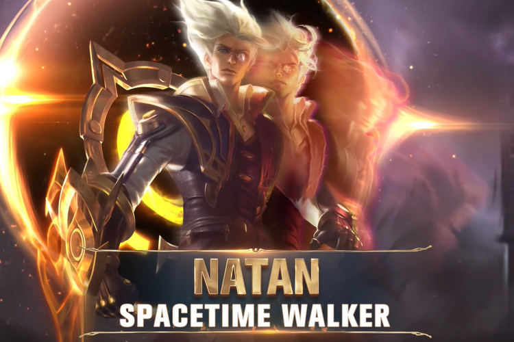 Ilustrasi hero Natan di Mobile Legends.