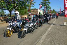 Komunitas CB150R Turing Wisata Bahari ke Cilacap