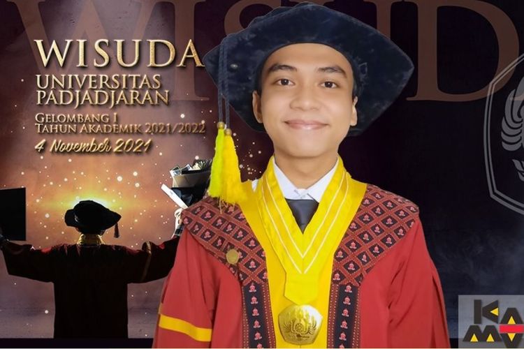 Kevin Wahyu Setiawan, wisudawan sarjana terbaik Unpad dengan nilai IPK 3,95.