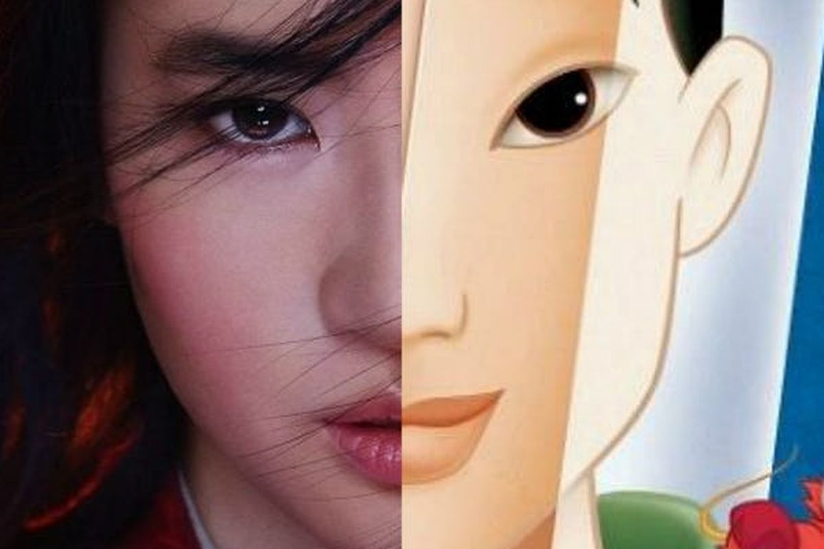 Live-action Mulan vs animasi Mulan.