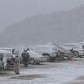 Pemandangan Pegunungan di Arab Saudi yang Diselimuti Salju Sejak Tahun Baru
