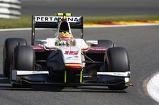 Rio Haryanto di Urutan Ke-12 pada Sesi Latihan GP2 Abu Dhabi