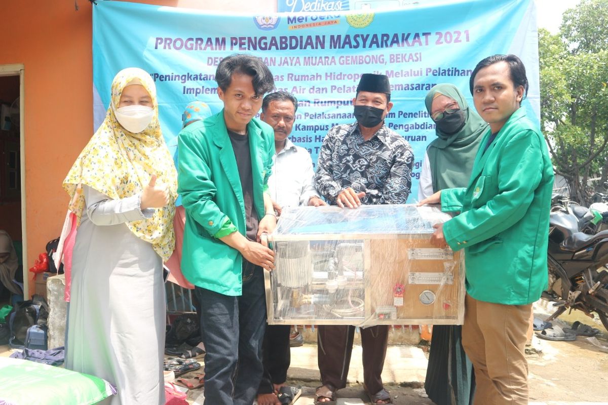 Program Studi Teknik Kimia FT Universitas Muhammadiyah Jakarta (UMJ) menjalin kemitraan dengan Desa Pantai Harapan Jaya Muara Gembong Bekasi.