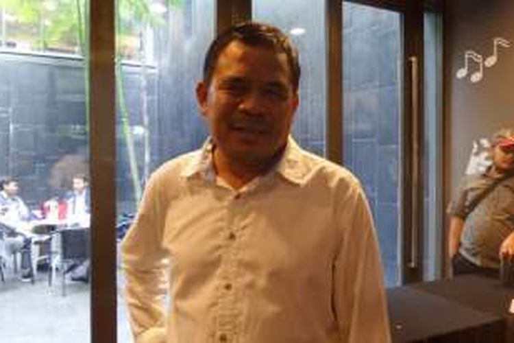 Garin Nugroho di Institut Francais d'Indonesie, Jakarta, Selasa (26/4/2016).