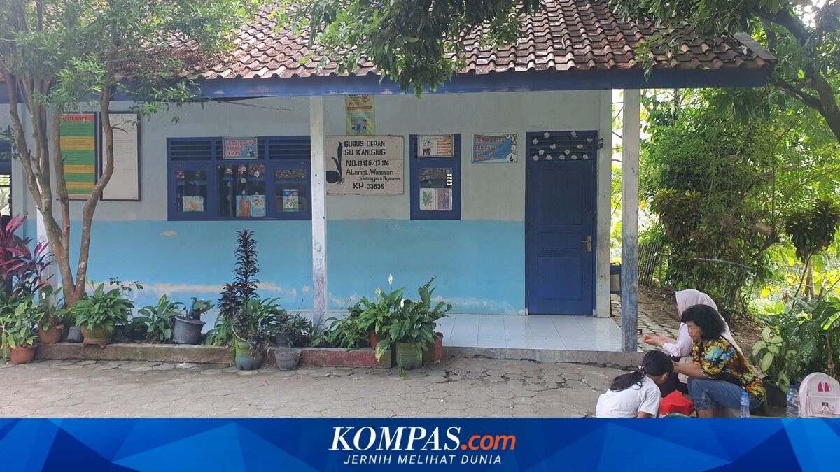 Kisah SD Kanisius Wonosari Gunungkidul, Berdiri 1968, Kini Tanpa Murid Baru