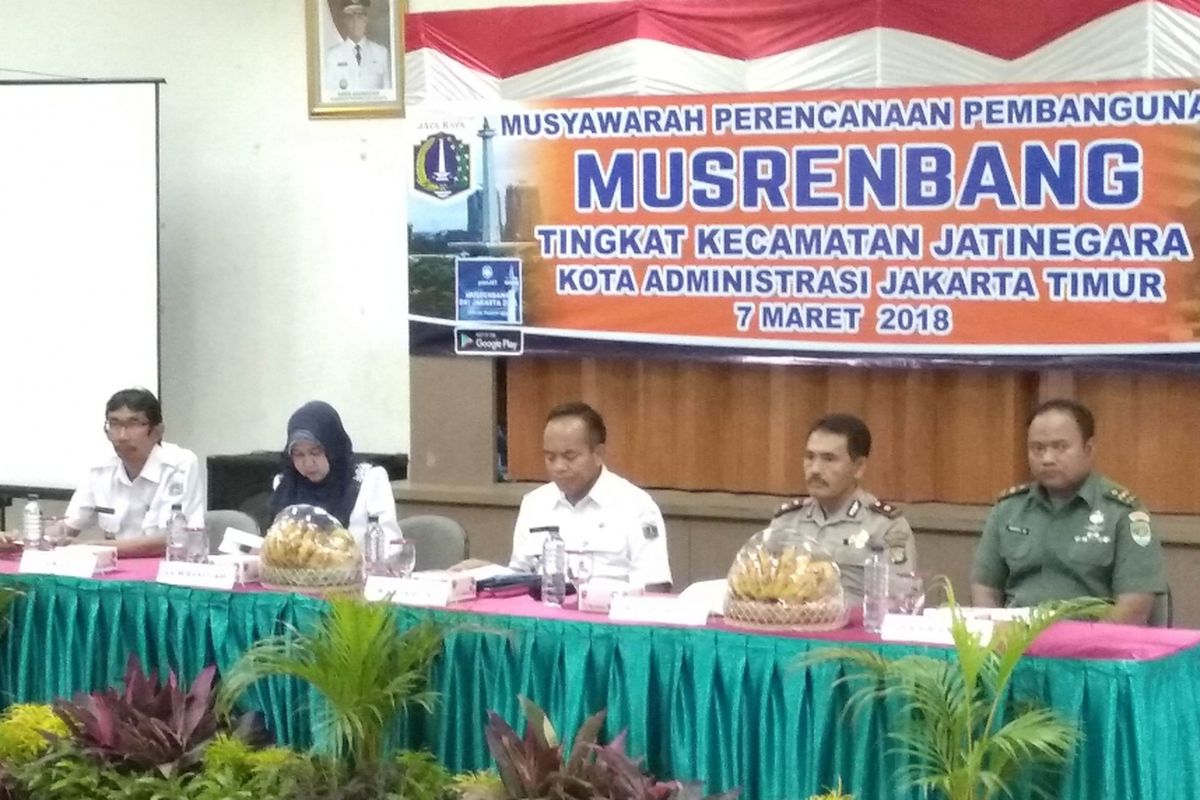 Musrembang Kecamatan Jatinegara, Rabu (7/3/2018)