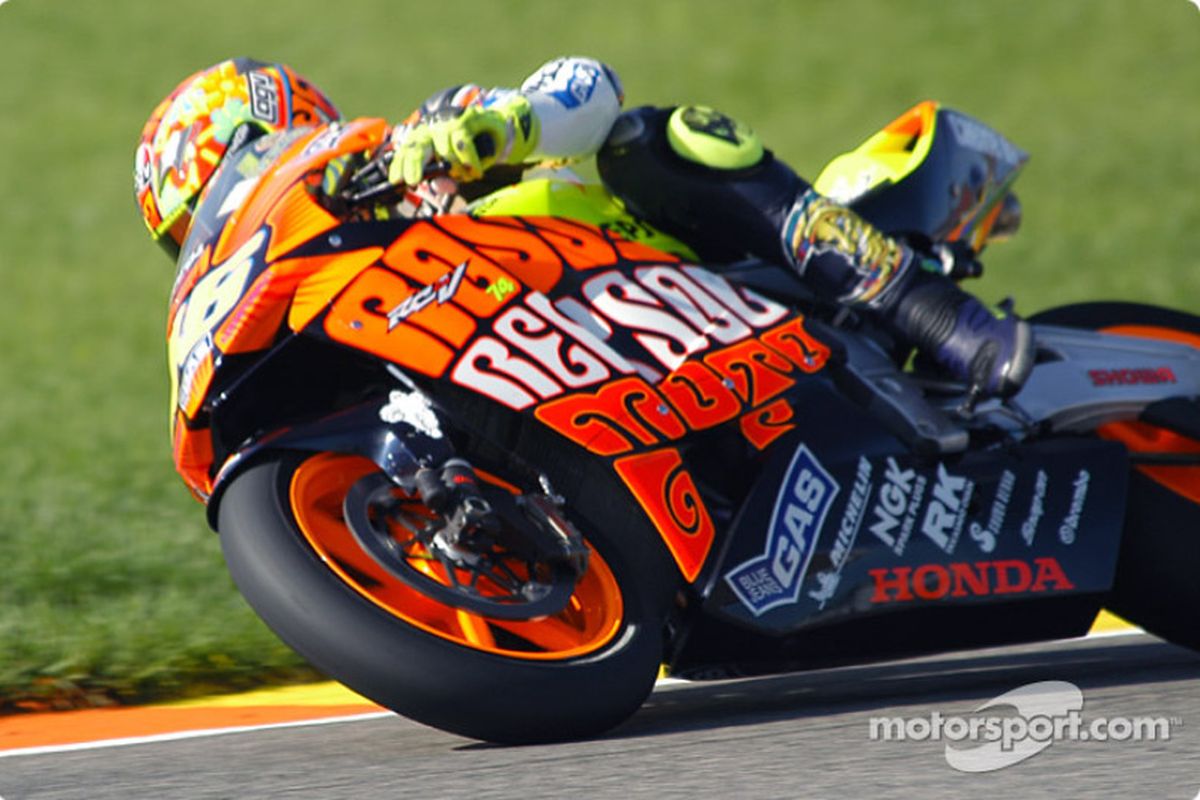 Livery yang paling populer yang pernah digunakan Valentino Rossi