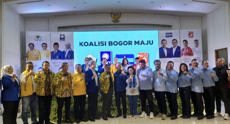 Empat Partai di Kota Bogor Deklarasikan Koalisi Bogor Maju untuk Pilkada 2024
