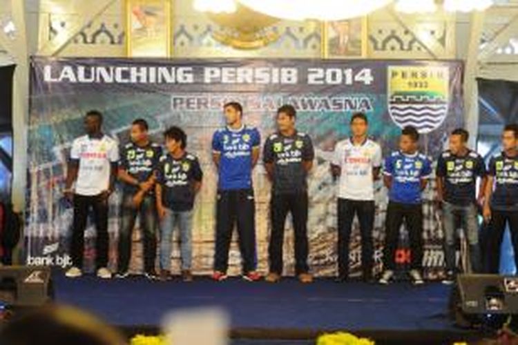 Launching skuad dan jersey baru Persib Bandung, Rabu (29/1/2014)