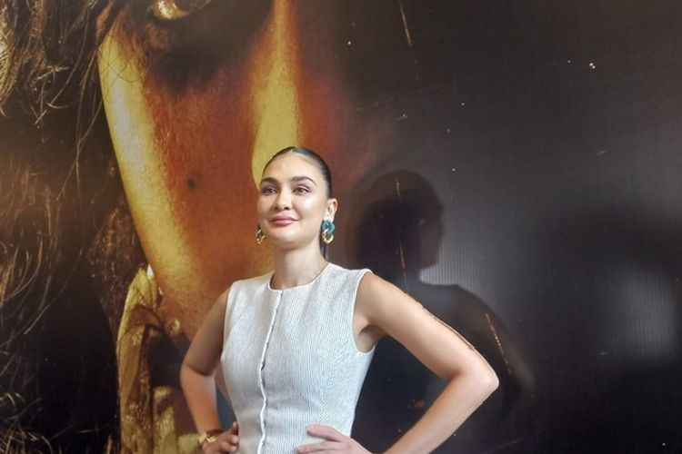 Luna Maya di  kawasan Menteng, Jakarta Pusat, Kamis (22/6/2023).