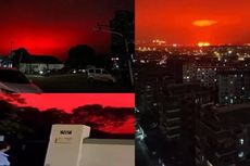 Warna Langit Berubah Menjadi Merah Darah di Zhoushan China Kejutkan Warga, Apa yang Terjadi? 