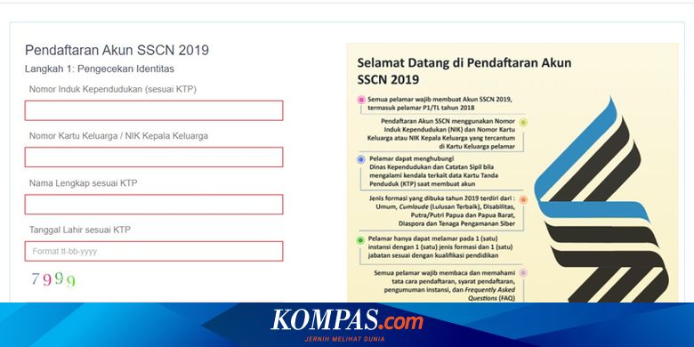 Pertengahan Desember Pelamar Cpns Diimbau Tak Sering Login Sscn Apa Alasannya Halaman All Kompas Com