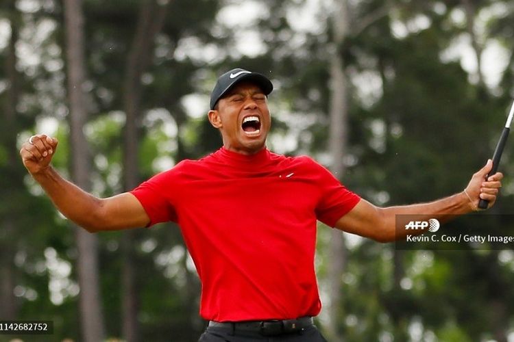 Tiger Woods on winning the 2019 Masters Tournament in Augusta, Georgia, USAm on Sunday (14/4/2019)