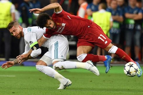 Aksi Brutal Ramos ke Mo Salah, Dipuji Chiellini, Dibenci Pemain Muda Liverpool