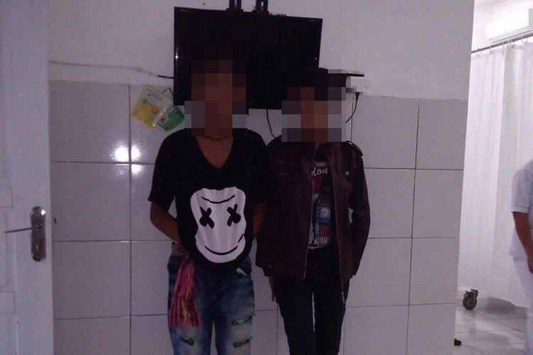 Pasangan kekasih berinisial AM alias F (23) dan MK (21), yang mengubur bayi hasil hubungan gelap mereka di samping sumur di Kecamatan Oebobo, Kota Kupang, NTT.