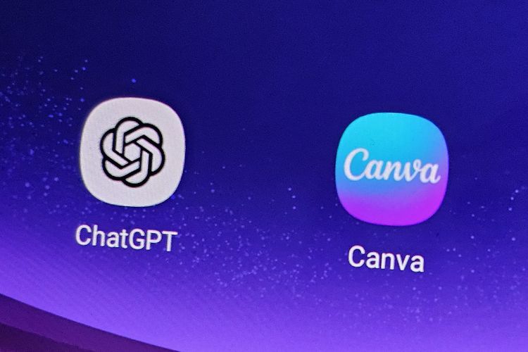 ChatGPT kini mendukung plugin Canva. Pengguna berbayar bisa bikin konten visual (PPT, posting media sosial, logo, dll) di ChatGPT dengan template Canva.