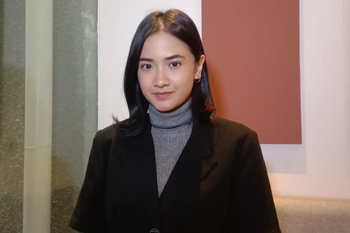 Nadya Arina menghadiri buka puasa bersama dengan para pemain film Hit & Run di Lewis & Carroll di Kebayoran Baru, Jakarta Selatan, Senin (20/5/2019).