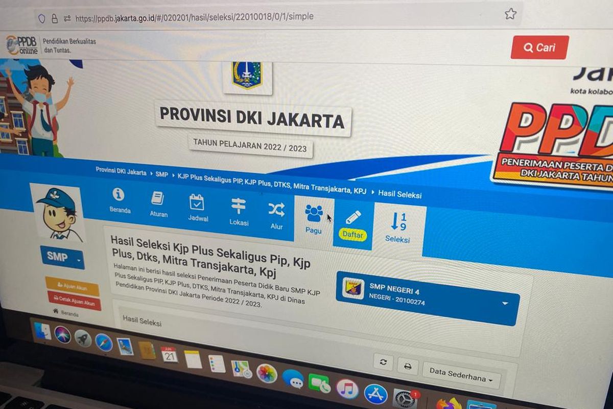 Link pengumuman PPDB Jabar 2022 jenjang SD, SMP, dan SMA/SMK jalur afirmasi